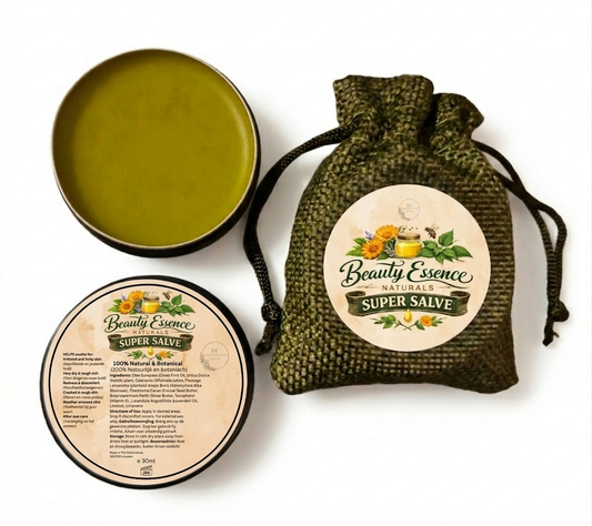 SUPER SALVE Natural & Botancial Restore and Repair | Handcrafted Salve | Nettle Calendula Plantain with Tallow & Shea Butter 30ML