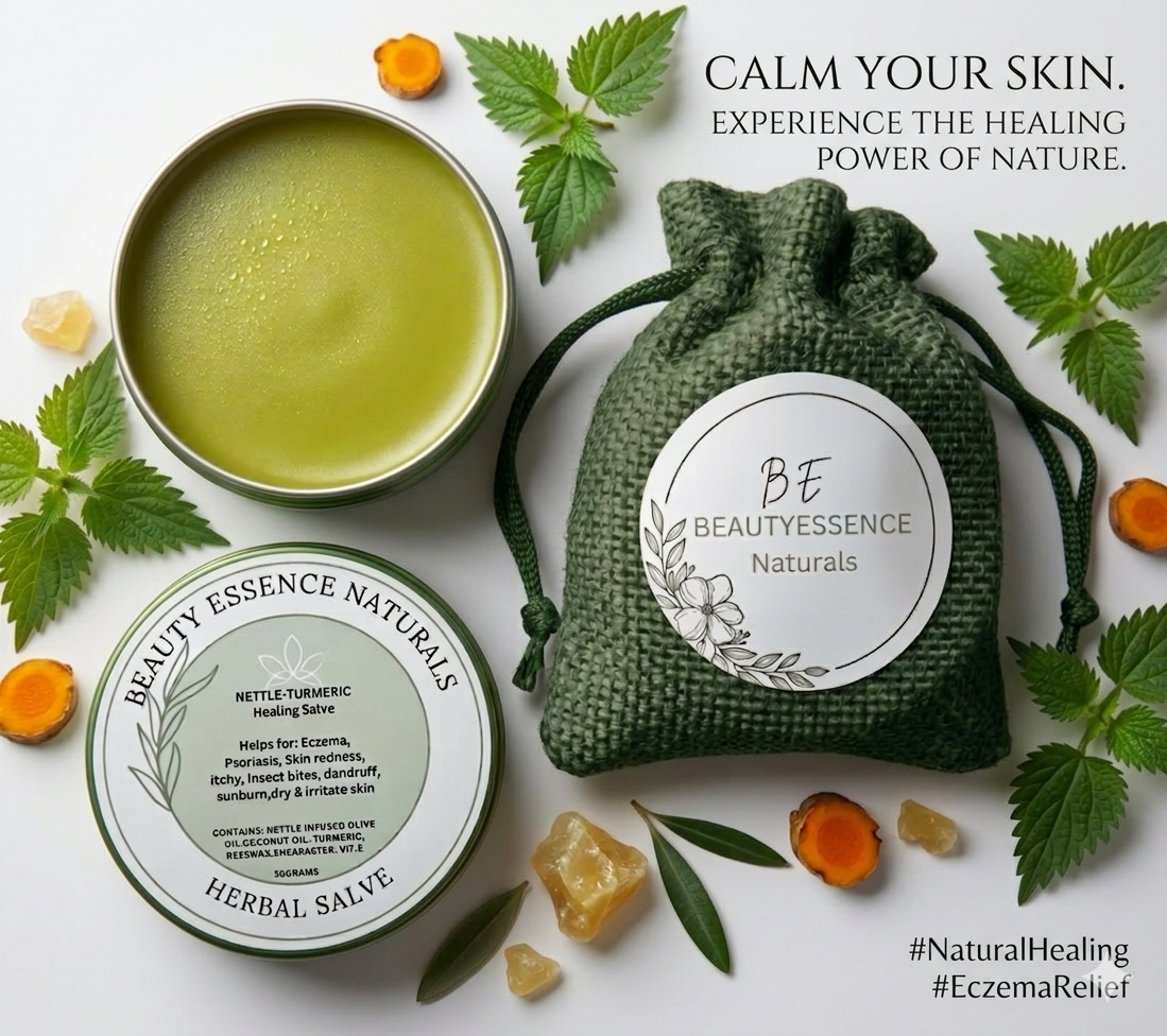 NETTLE TURMERIC HERBAL SALVE 100% ORGANIC 30ml