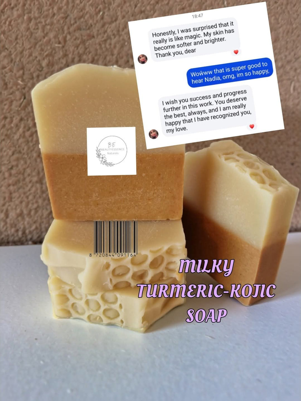FREE SAMPLES Milky Turmeric Kojic Soap ( NOV 30 2025 READY)